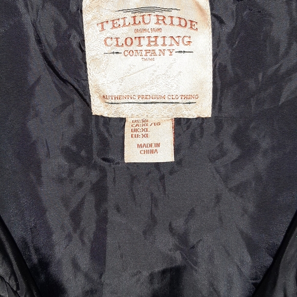 TELLURIDE .WOMEN'S VEST. SZ::XL FULL ZIPPED UP. QUILTED .BLACK - Picture 4 of 8